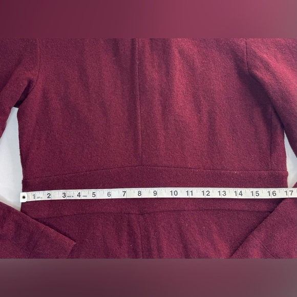 Horny Toad Wool Blend Monterossa Long Car Sweater Coat Womens Size Large - Picture 10 of 11